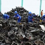 Seule une maigre partie des déchets est recyclé au Nigeria, pays de quelque 210 millions d'habitants. (Photo : © Pius Utomi Ekpei / AFP)