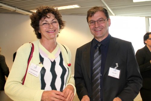 Dominique Bouvier, CED, and Louis Lamy, Givaudan - Photo: © Christelle Becam...