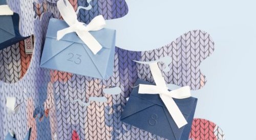 Rissmann: An advent calendar in the form of a 100% paper Christmas tree